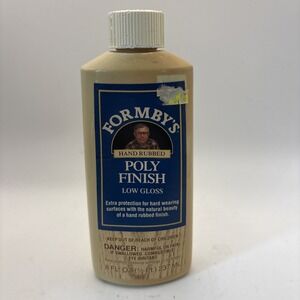 Vtg Formbys Poly Finish LOW Gloss Hand Rubbed Furniture 8 oz  Discontinued New